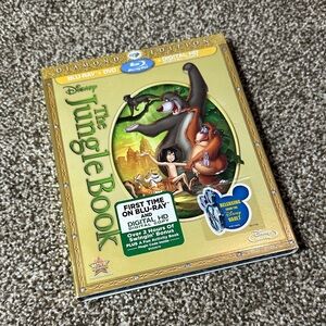 Disney The Jungle Book Gold and Green Diamond Edition Blu-ray + DVD